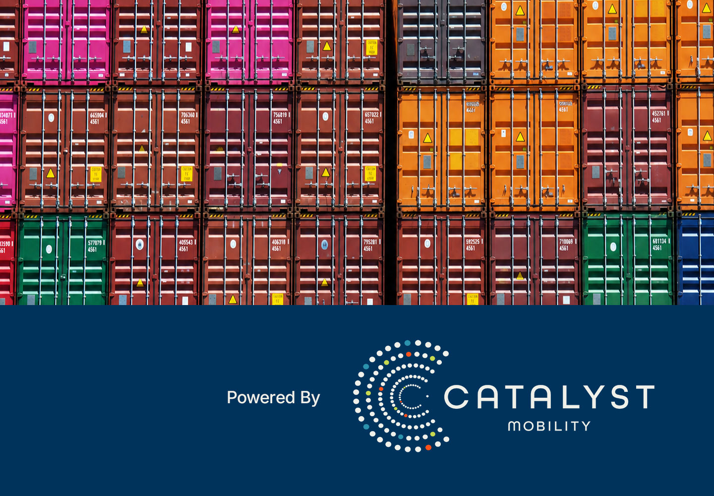 Container terminal at a working port